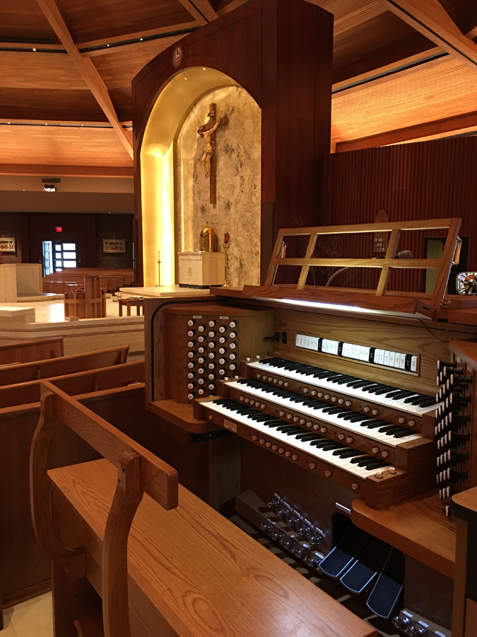 St. Joseph Catholic Church, Shawnee, KS - Allen L-343DK combination organ